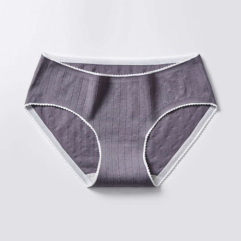 Low-waisted seamless breathable cotton lingerie briefs - image 2