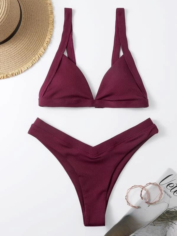 Stylish modern polyester bikini sets