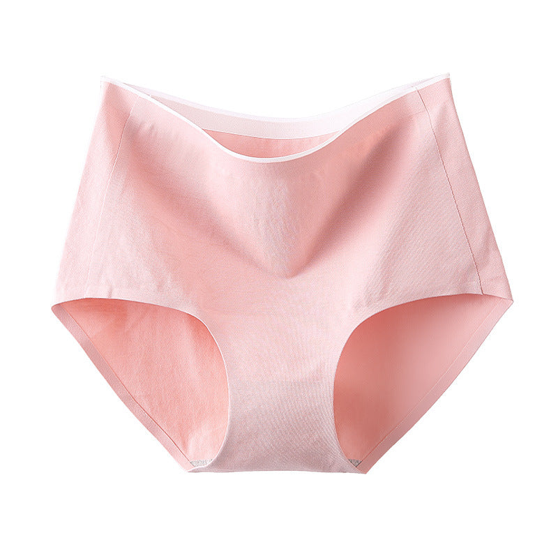 Elegant high-waisted cotton lingerie briefs