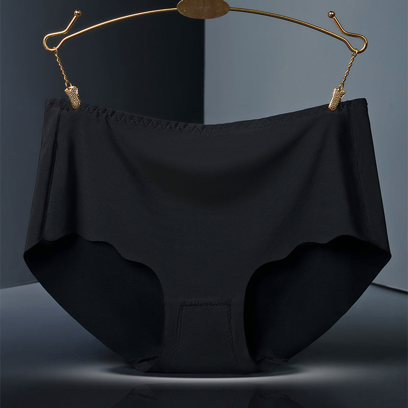 Seamless cotton and silk lingerie briefs - image 2