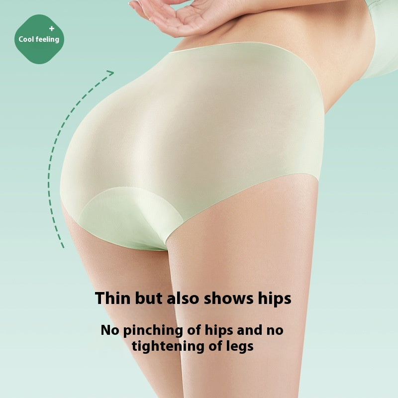 Seamless breathable silk and nylon lingerie briefs - image 3