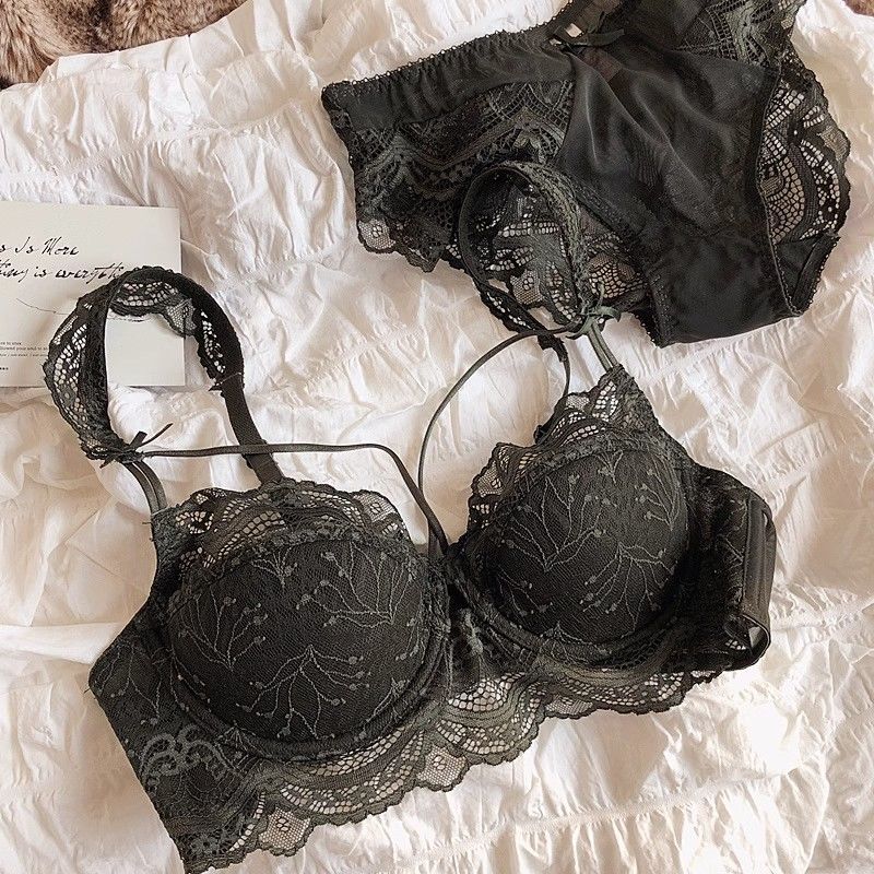 Underwire push-up breathable cotton lingerie sets - image 2