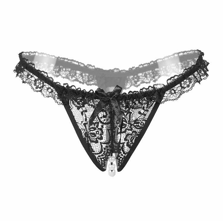 Low-waisted sheer nylon and spandex lingerie briefs - image 3