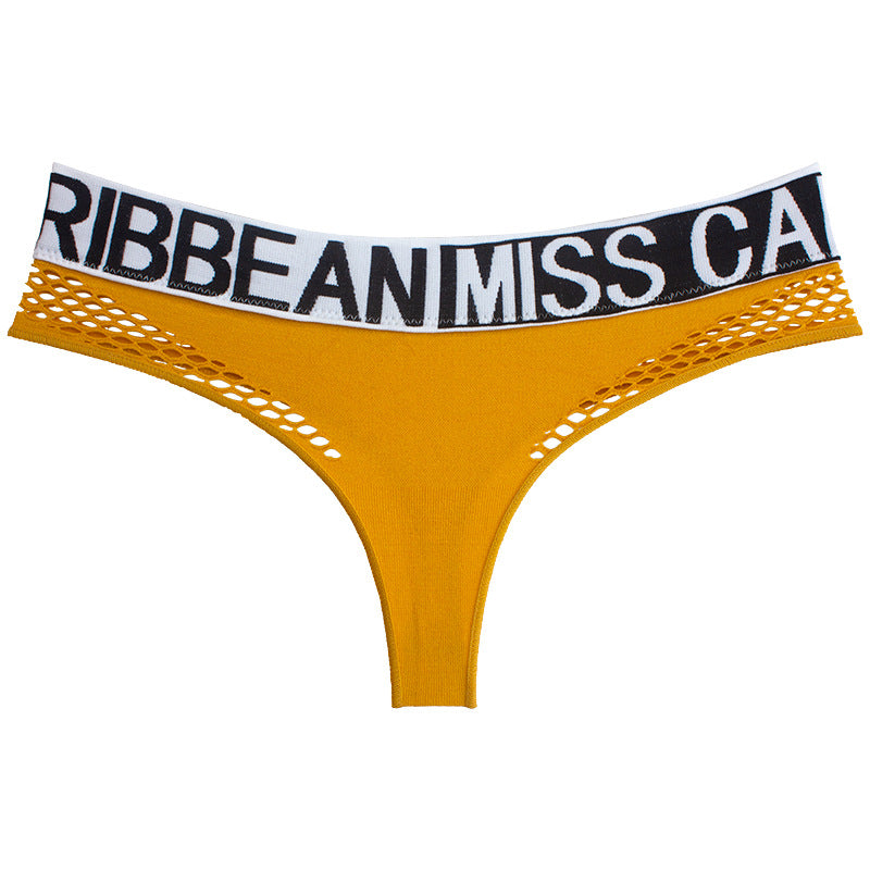 Low-waisted seamless nylon lingerie briefs - image 1