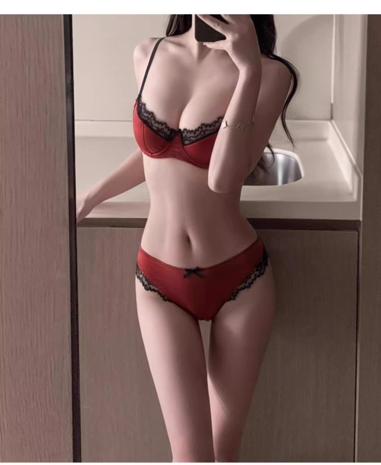 Push-up seamless breathable cotton lingerie sets - image 3