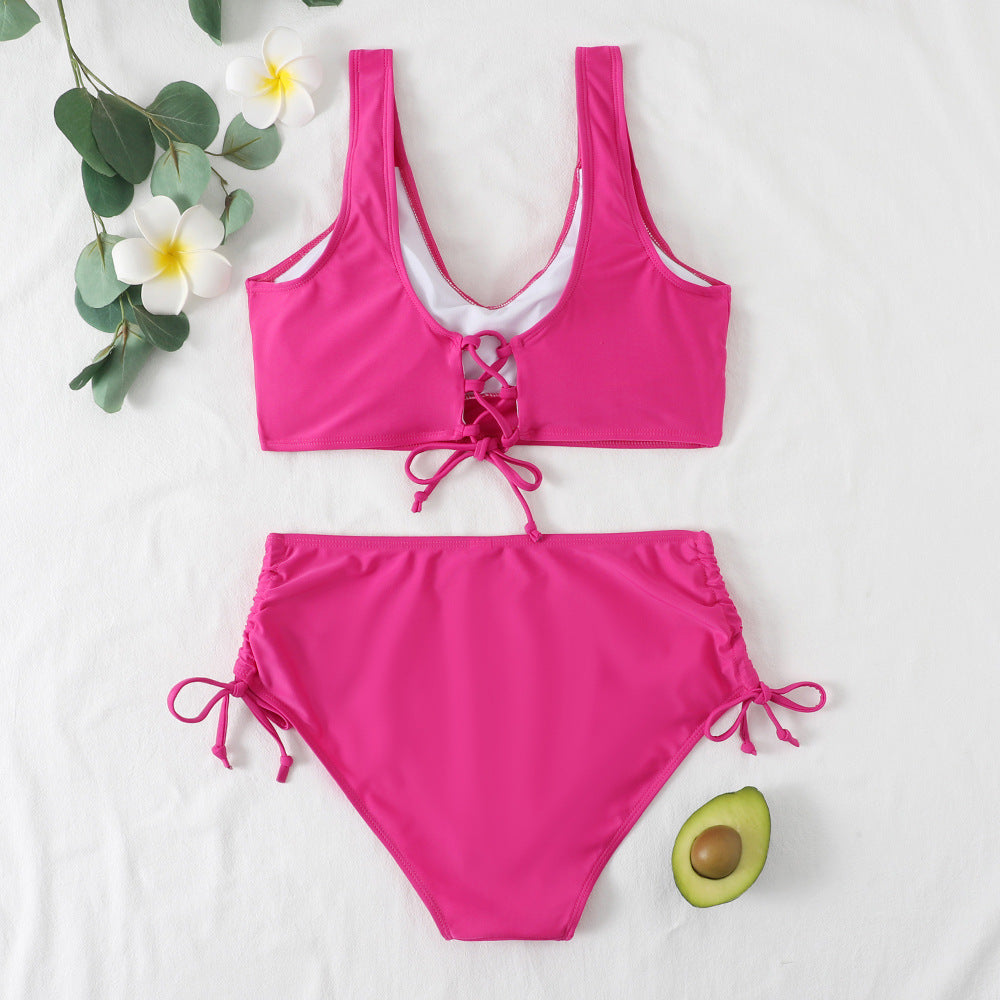 Stylish polyester and spandex bikini sets - image 1