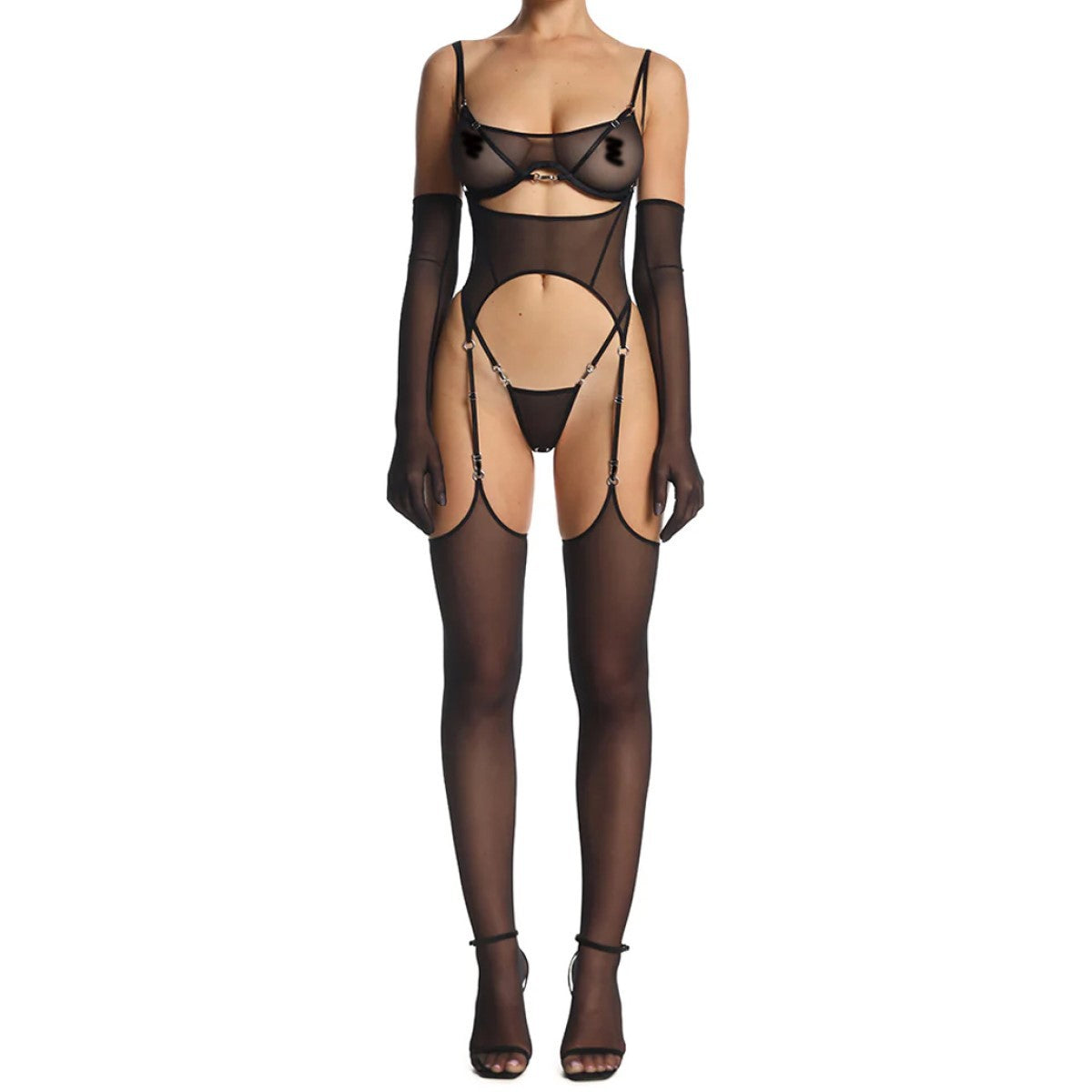 Underwire push-up breathable polyester lingerie sets - image 2