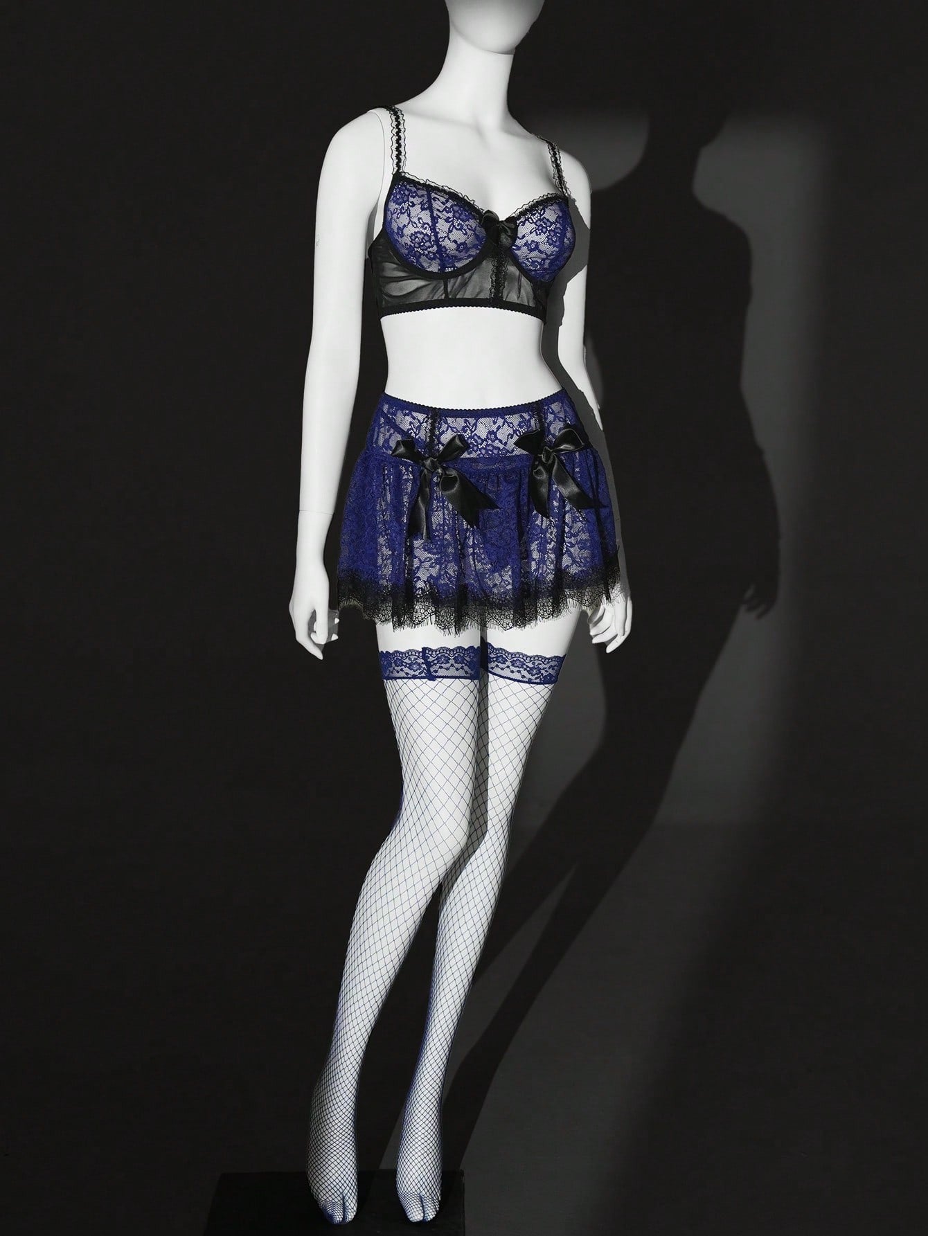 Uniform lace and polyester lingerie sets - image 3
