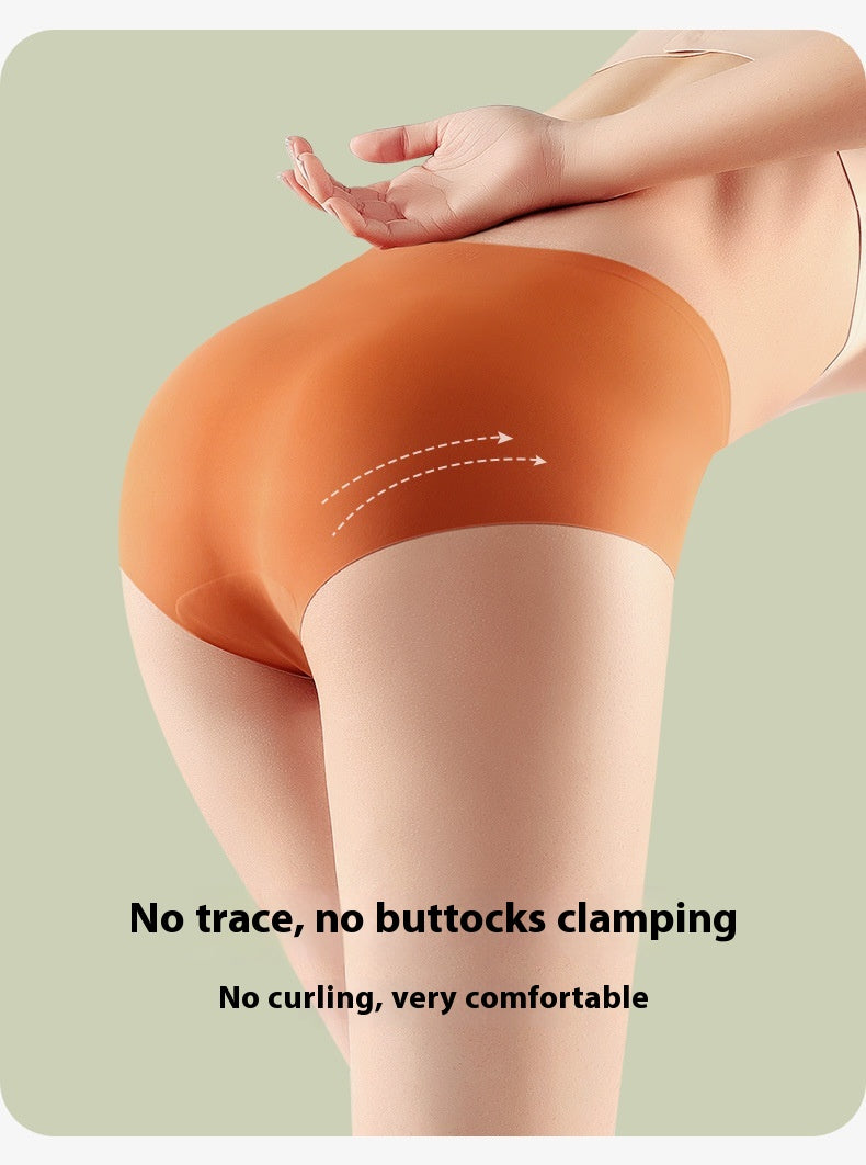 Seamless breathable silk and nylon lingerie briefs - image 1