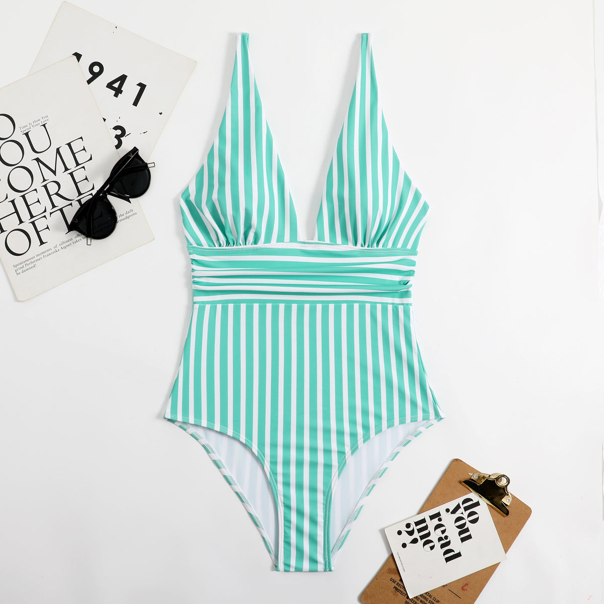 Stylish polyester and spandex bikini sets