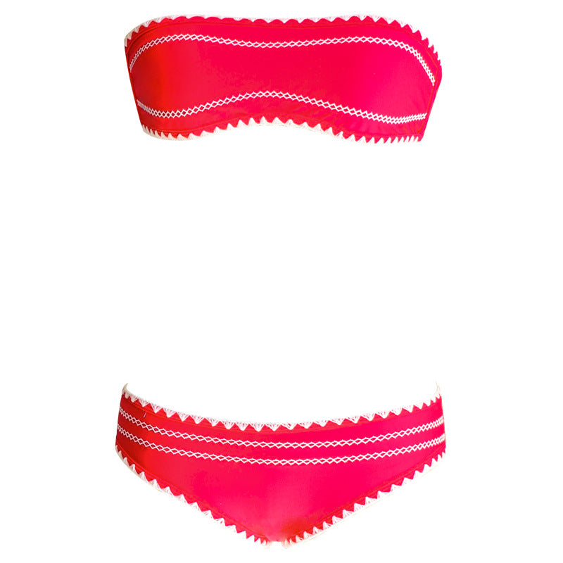Black nylon lingerie bikini sets - image 3