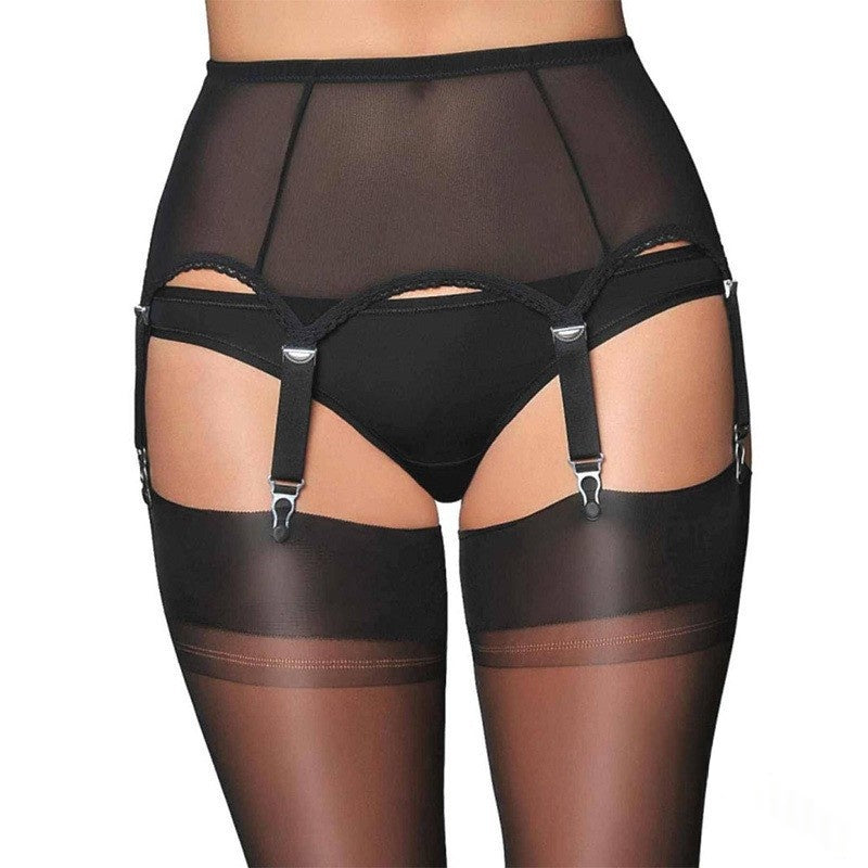 Plus-size mesh and polyester lingerie sets - image 1