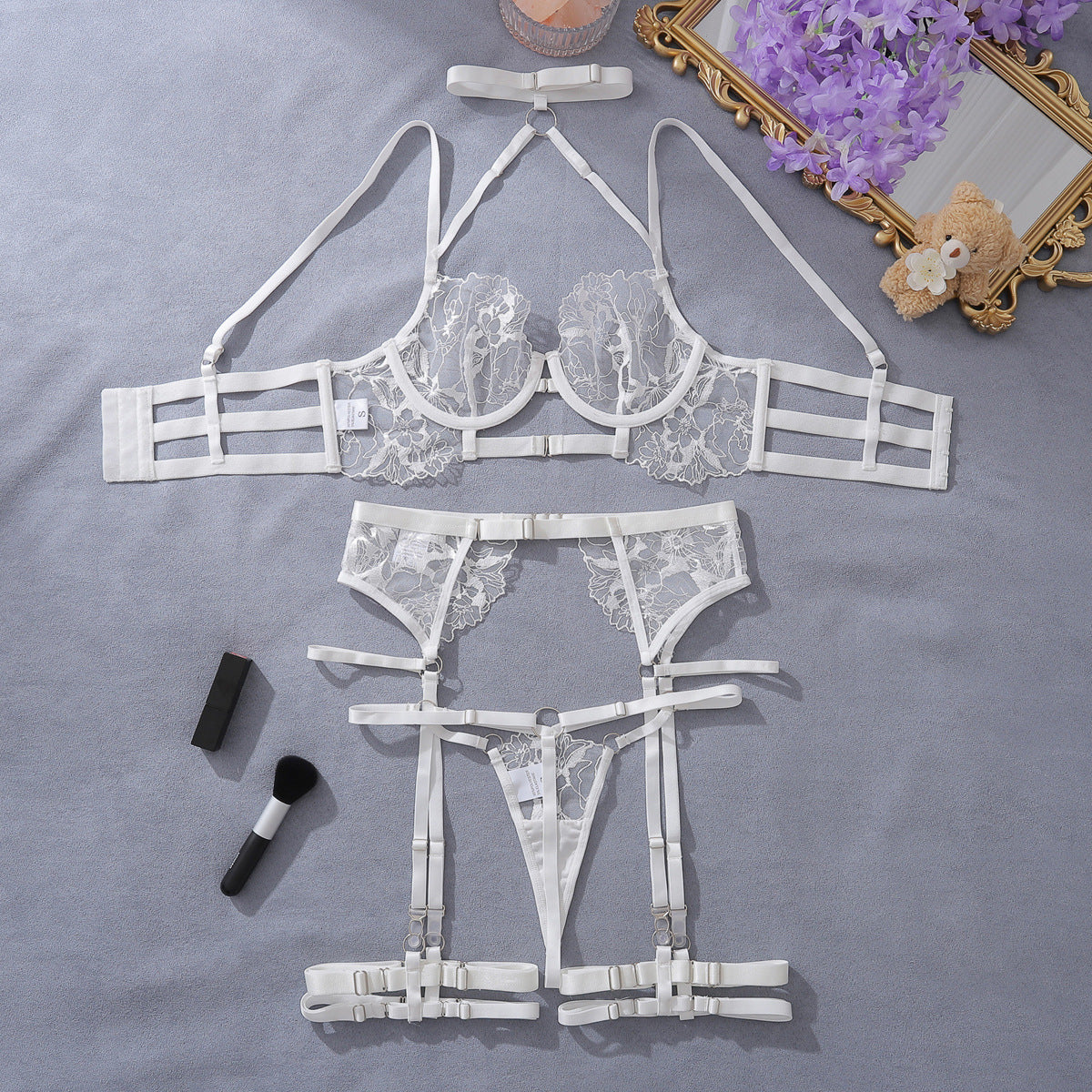 Seamless shaping polyester lingerie sets - image 1