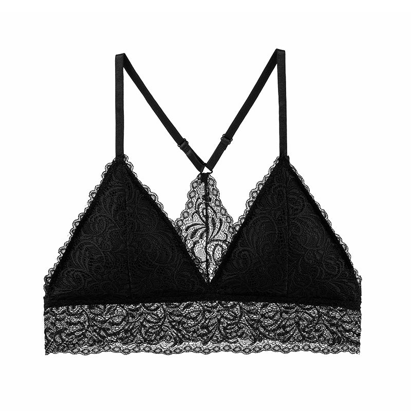 Elegant breathable lace and nylon bras - image 4