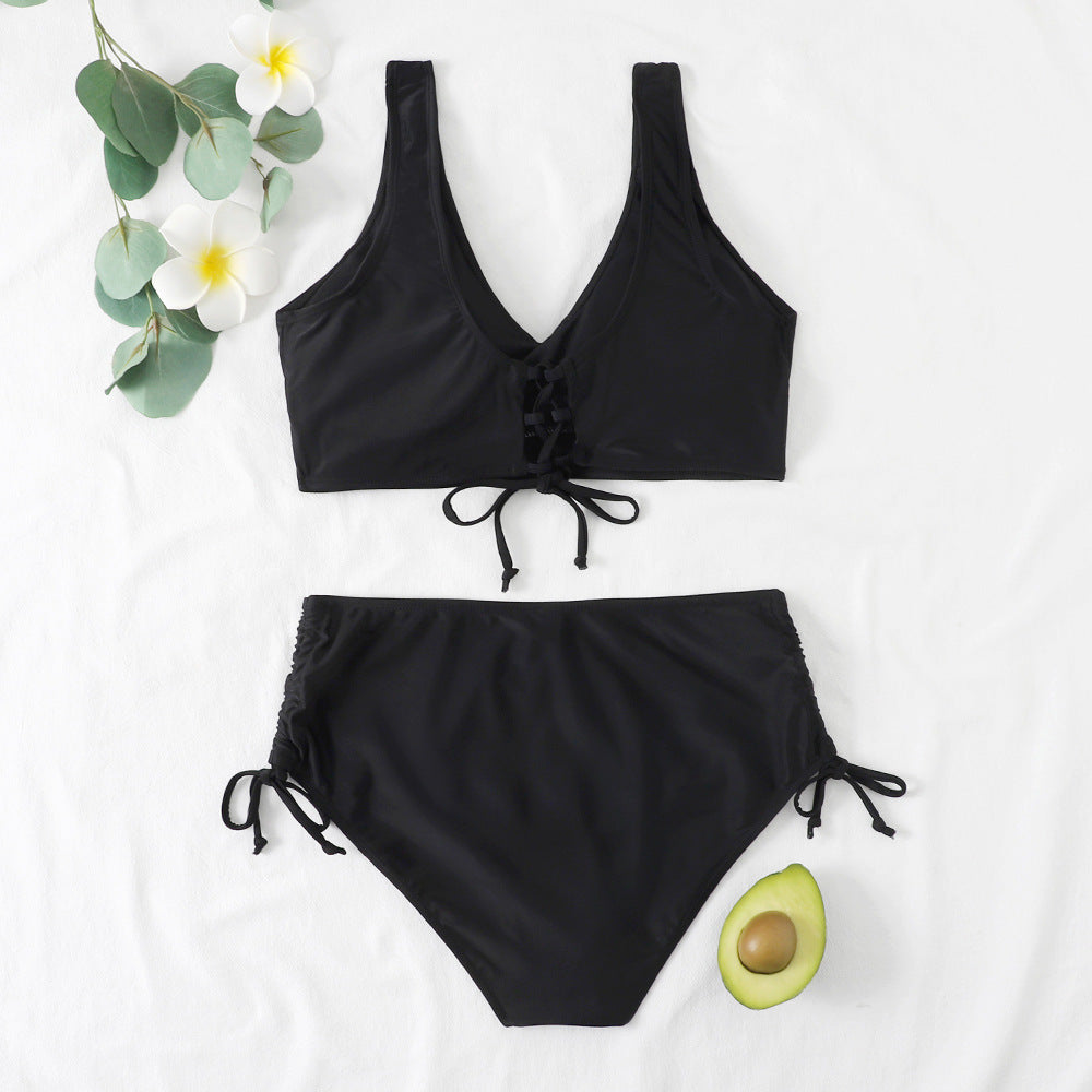 Stylish polyester and spandex bikini sets