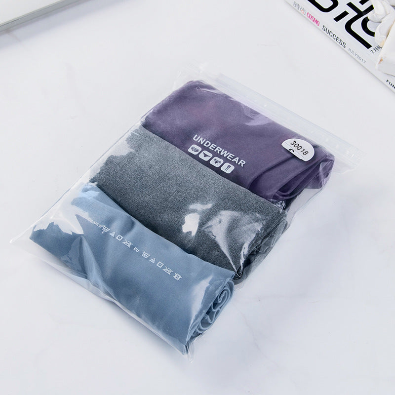 Seamless breathable nylon and cotton lingerie briefs