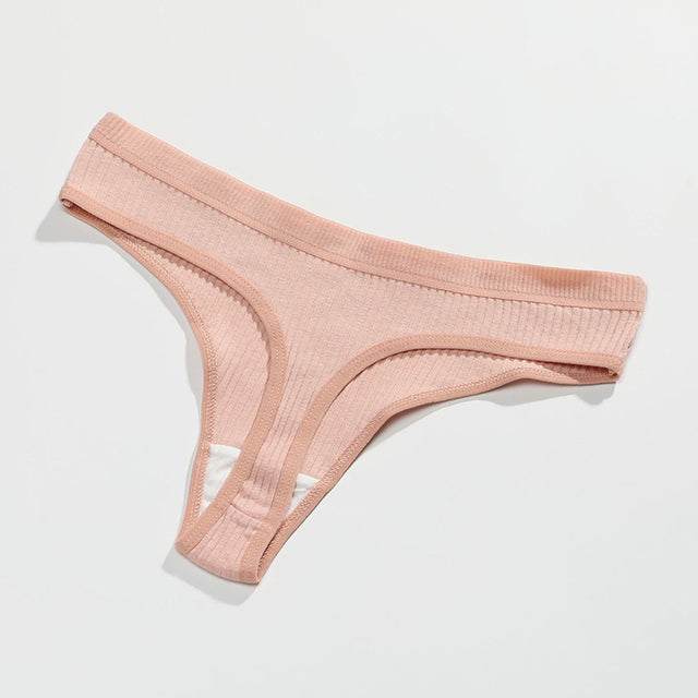 Elegant feminine cotton lingerie briefs