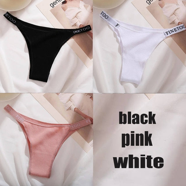 High-waisted breathable cotton and spandex lingerie briefs
