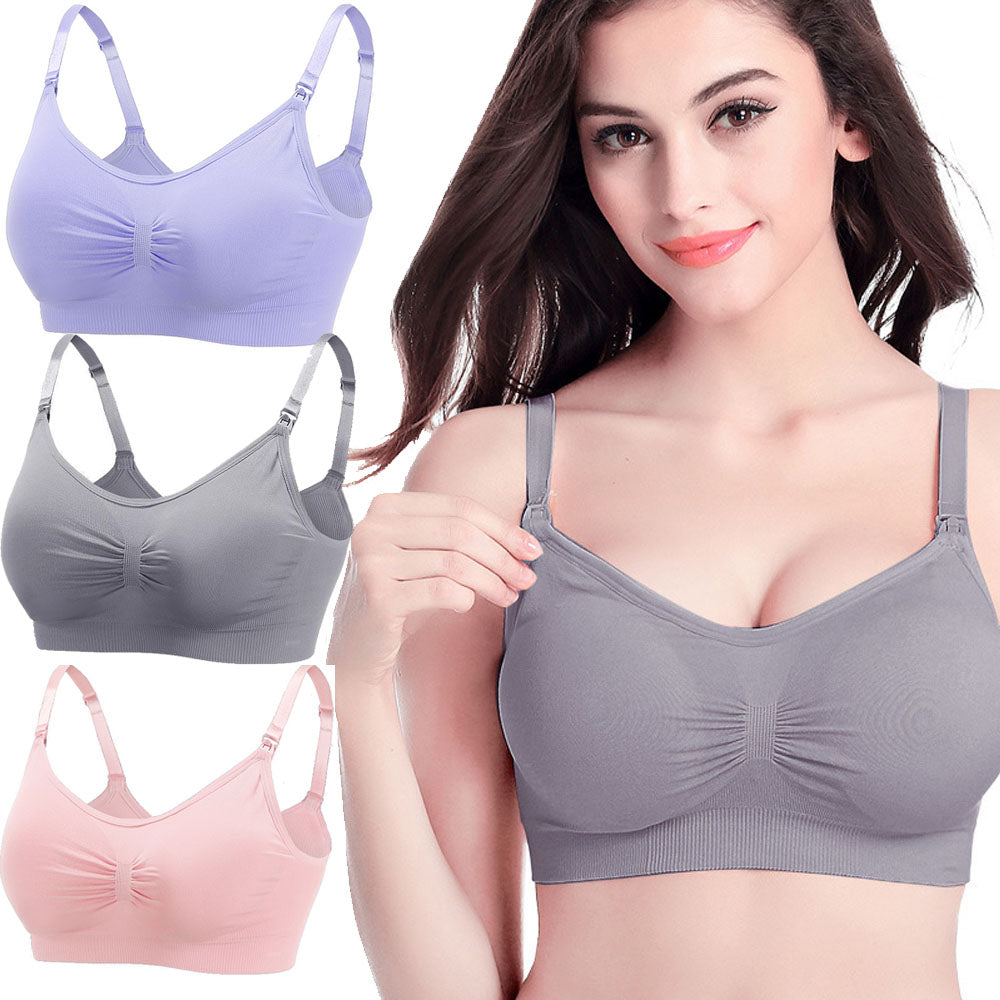 Underwire seamless wireless polyester bras