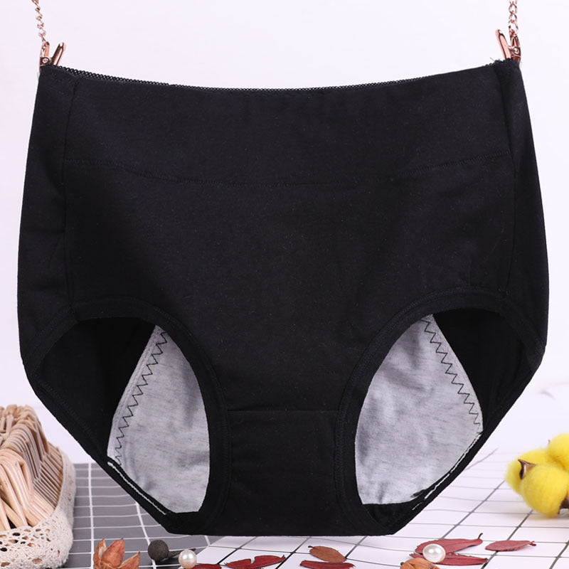High-waisted seamless breathable cotton lingerie briefs - image 4