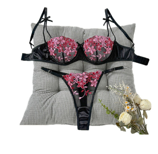 Elegant lace and mesh lingerie sets - image 2